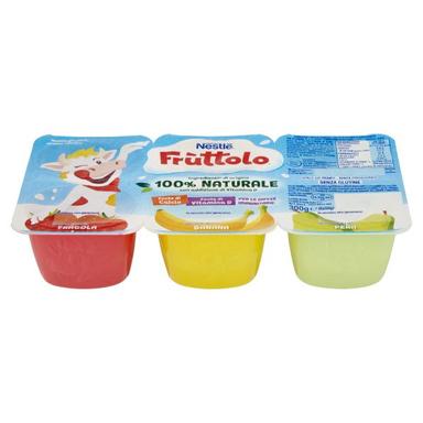 Fruttolo misto fragola/pera/ banana gr.300