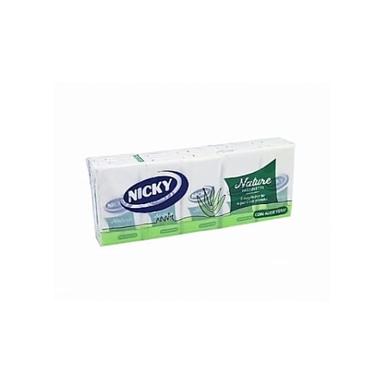 Fazzoletti nat. 4v aloe vera nicky 10x9