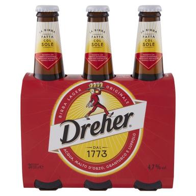 Birra dreher bottiglia ml.330 x3